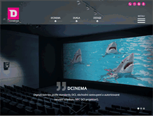 Tablet Screenshot of dcinema.cz
